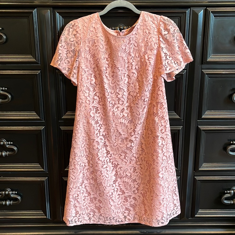 Pink Lace Dress